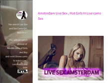 Tablet Screenshot of amsterdam-livesex.com